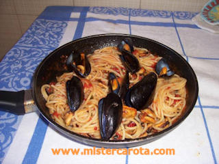 Spaghetti con le cozze