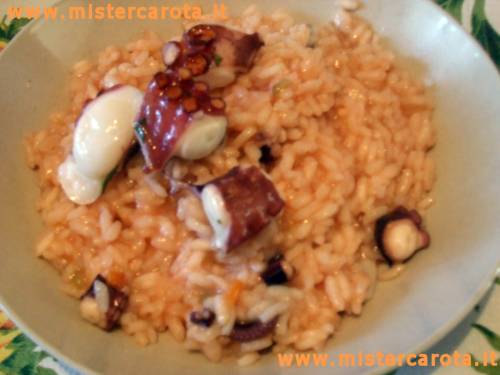 Risotto al polpo